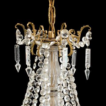 A late 19th Century chandelier.