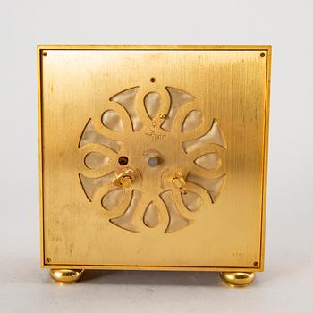 A 1960's Swiss Jaeger Le Coultre 8-days desk clock.