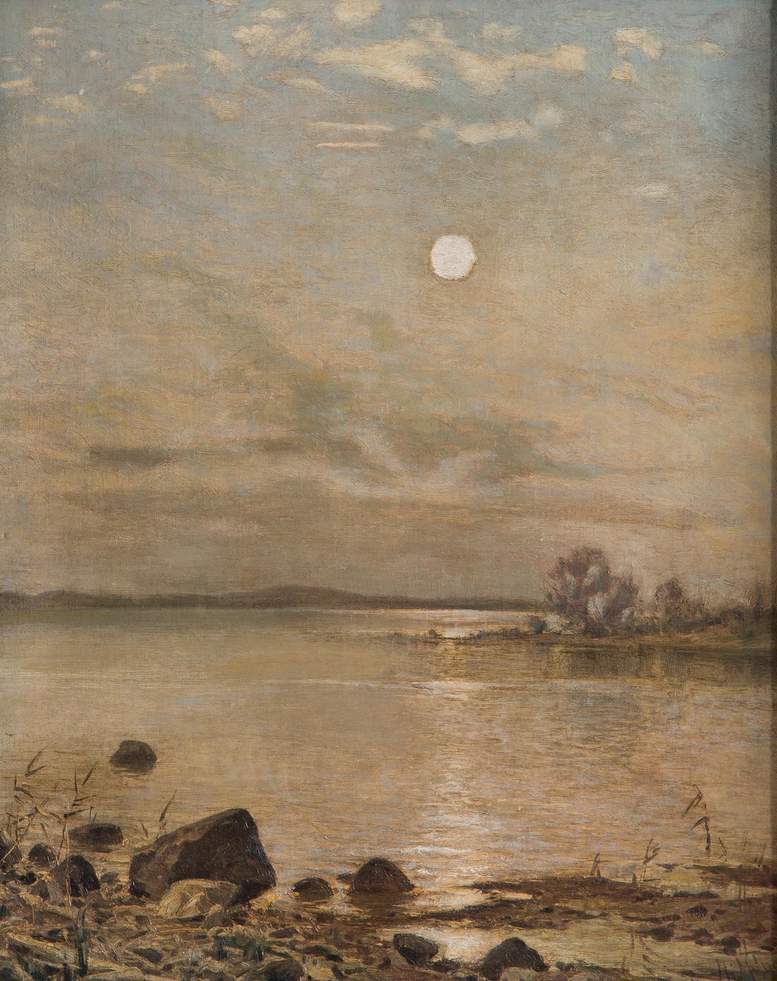 Hjalmar Munsterhjelm, Moonlight at the Shore.