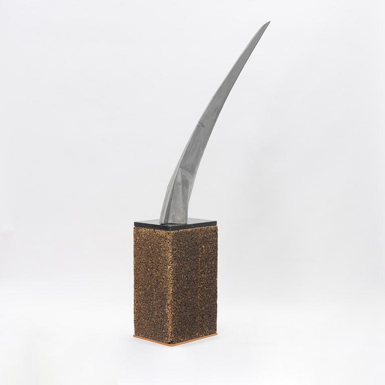 Folke Truedsson, skulptur, aluminium, signerad och numrerad 1/6.