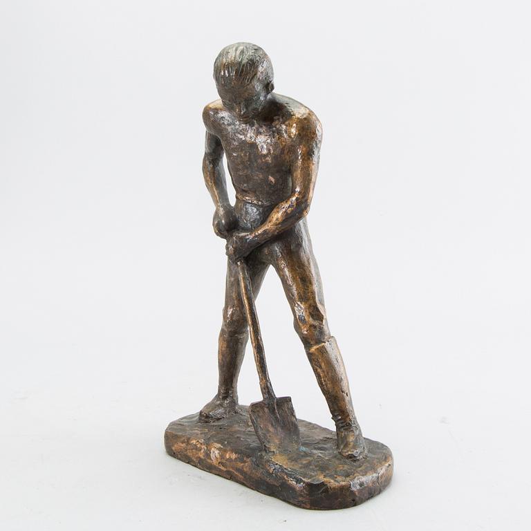 Erik Demuth, sculpture  bronze signed.