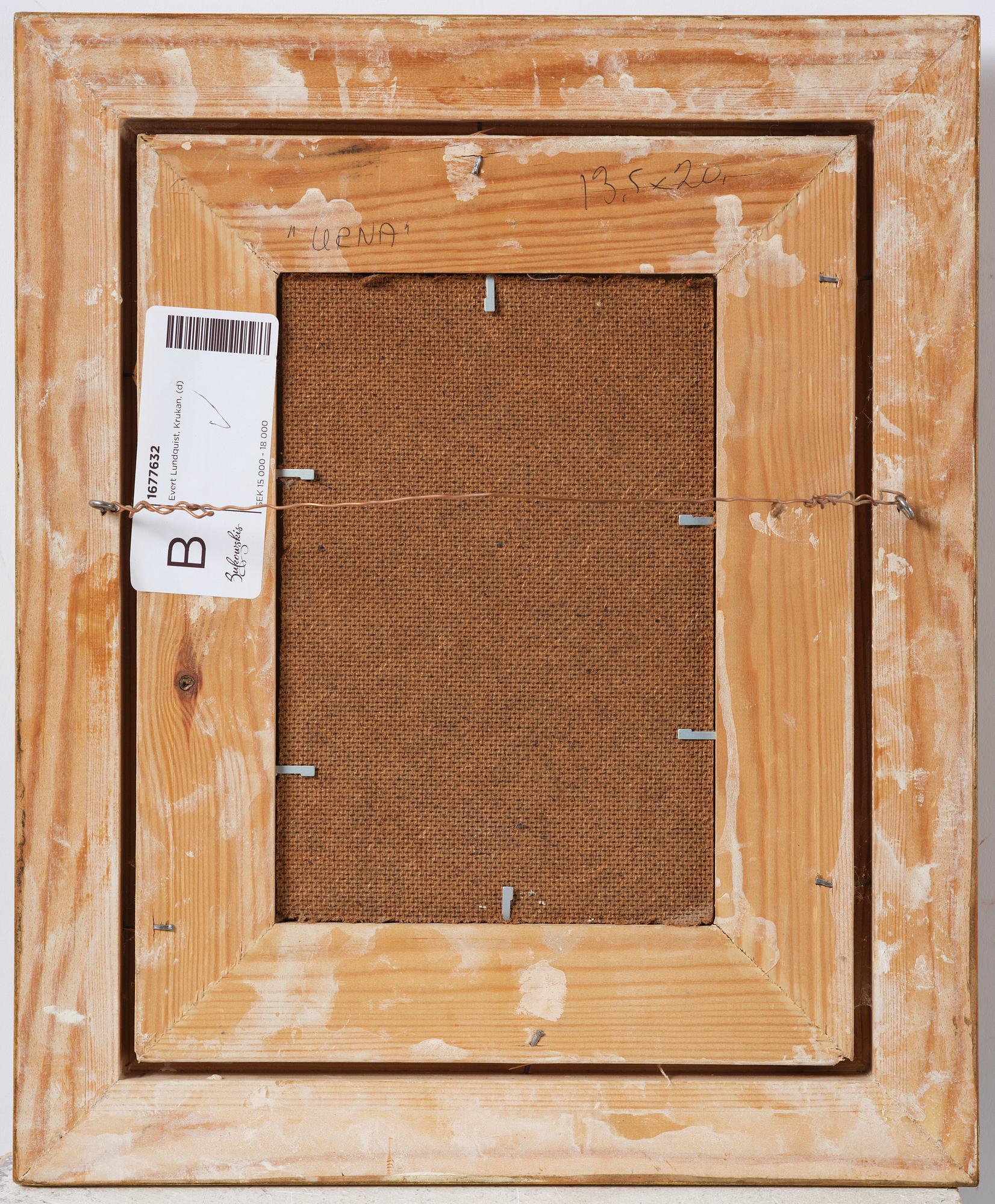 Evert Lundquist, "Urna".