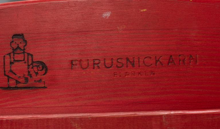 Gilbert Marklund, a pair of 'Jonte' stools, Furusnickaren, Sweden.