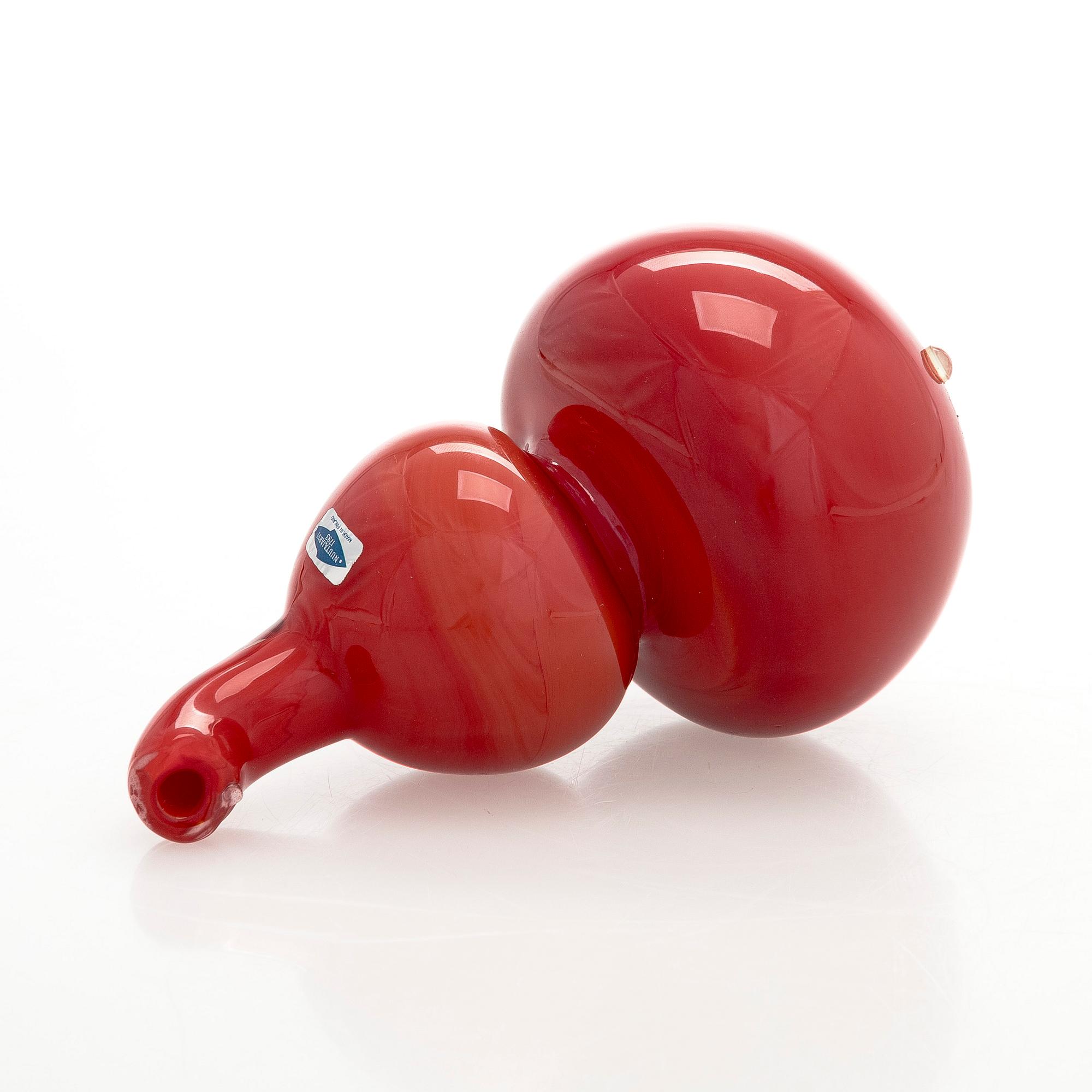 Oiva Toikka, A glass culpture, "Fruit" signed Oiva Toikka Nuutajärvi.