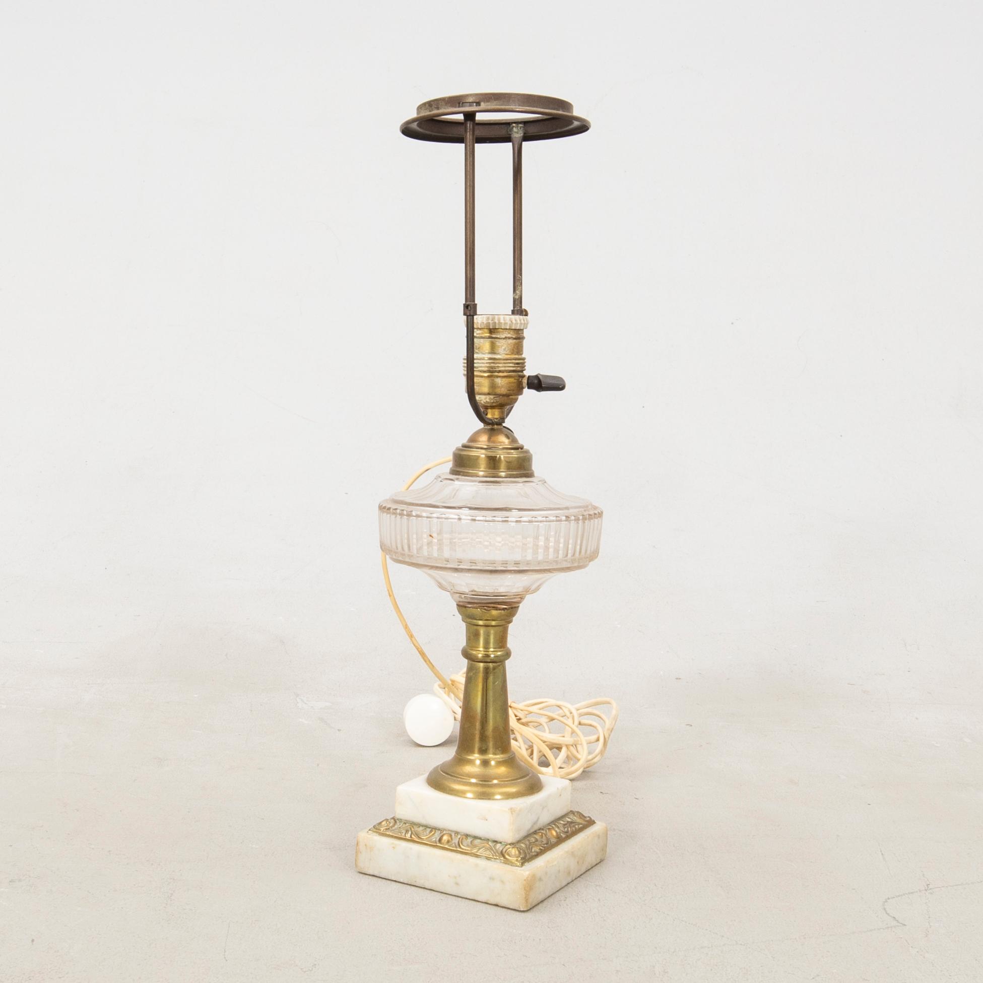 Table lamp, first half of the 20th century.