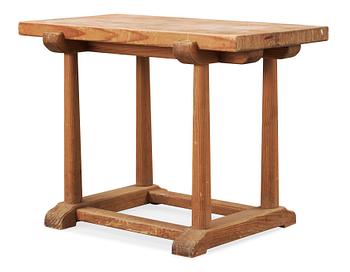 An Axel-Einar Hjorth pine side table, 'Sandhamn', Nordiska Kompaniet, ca 1929.