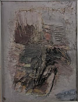 OKÄND KONSTNÄR, olja på duk, bär sign.