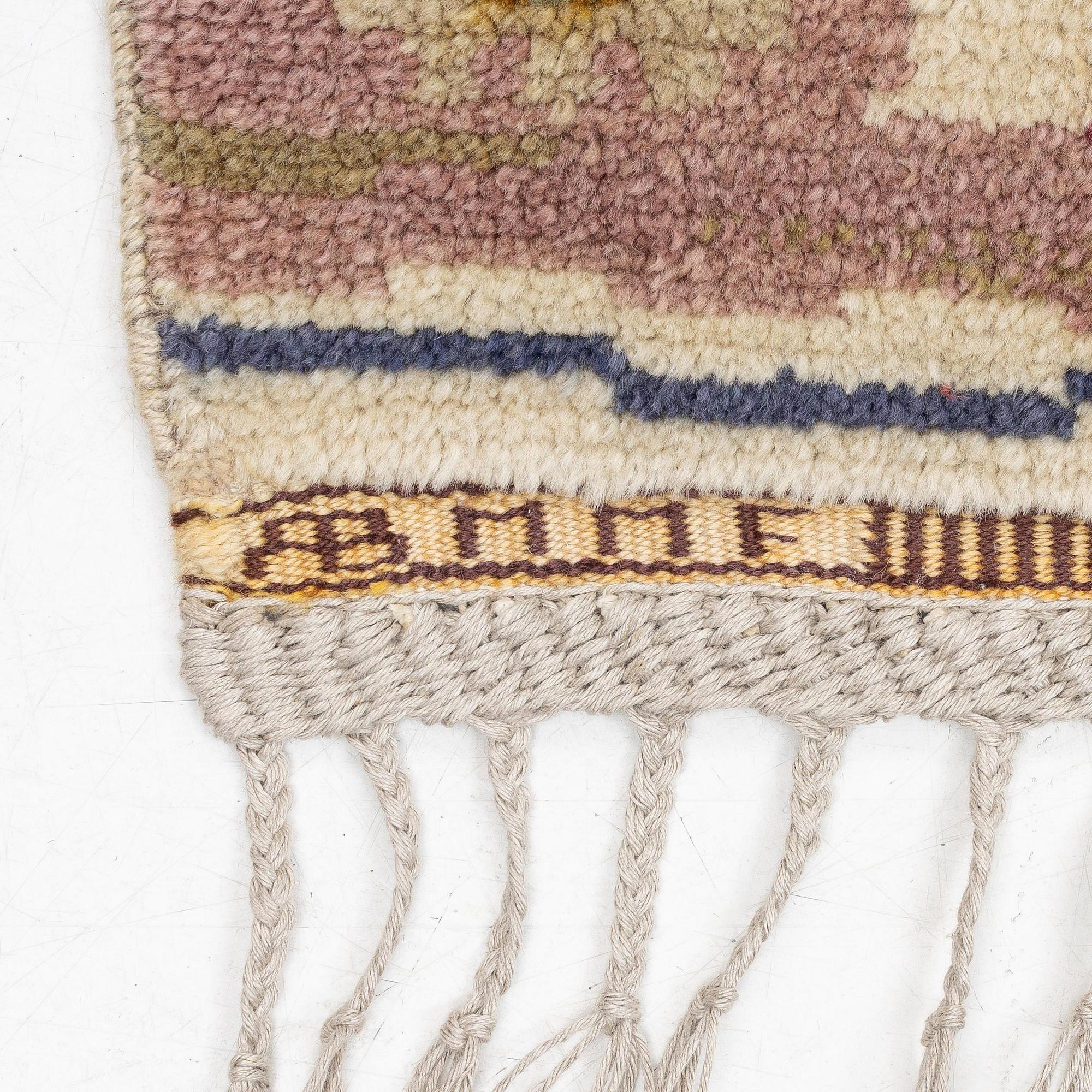 Märta Måås-Fjetterström, a 'Ängarna' carpet, knotted pile, c. 305 x 208 cm, signed AB MMF.