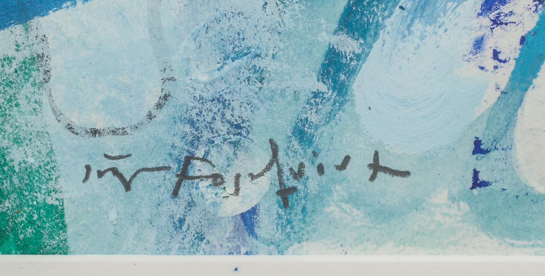 JÖRGEN FOGELQUIST, gouache, signerad.