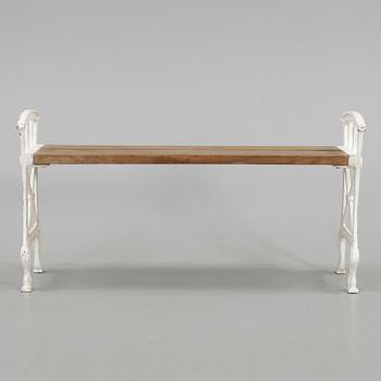 TRÄDGÅRDSBÄNK, Folke Bensow, Näfvekvarn. 1900-talets början.