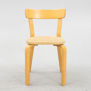 Alvar Aalto, stol, modell 69, 1900-talets mitt.