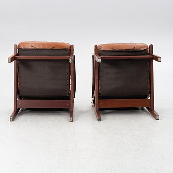 Torbjørn Afdal, Torbjörn Afdal, a pair of 'Hunter' armchairs, Stranda industri, Bruksbo, Norway, 1970s.