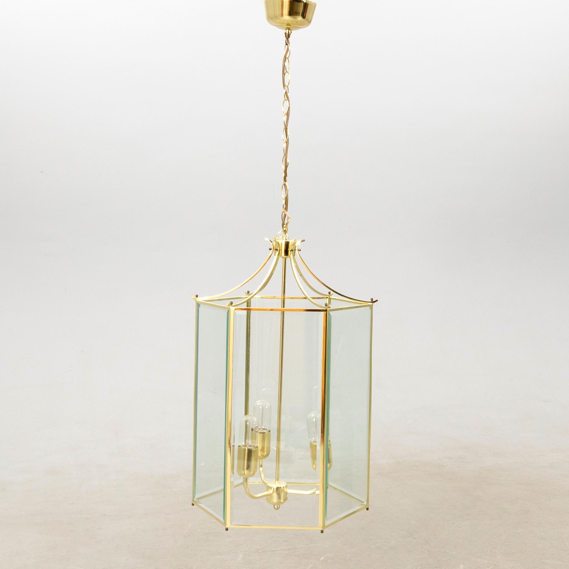 Ceiling lamp, Bellman lantern, late 20th century/early 21st century.