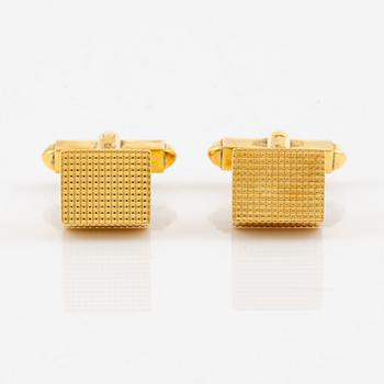 A pair of cufflinks 18K gold, Gübelin.