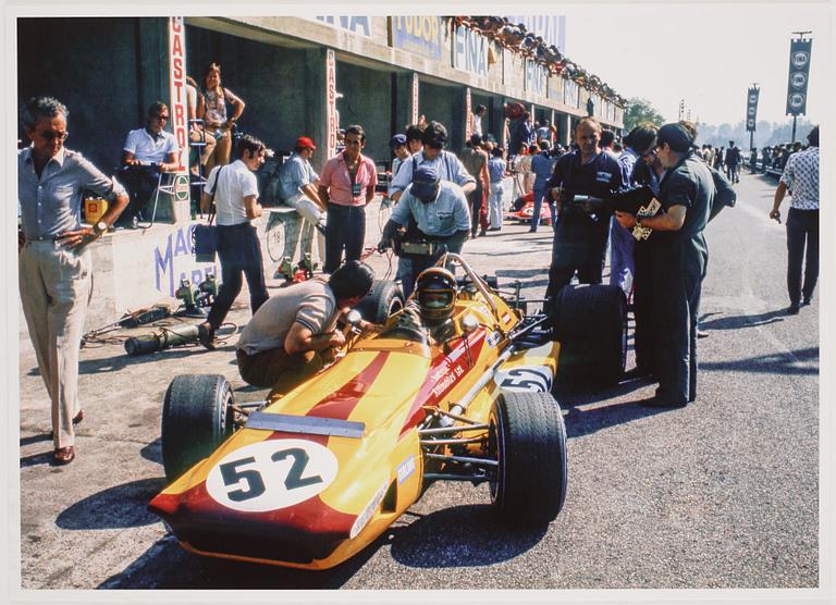 Kenneth Olausson, ”Ronnie Peterson på Monza, 1970”.