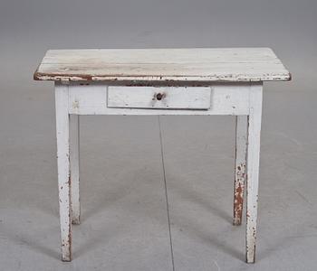 SKRIVBORD, vitmålat, 1800-tal.