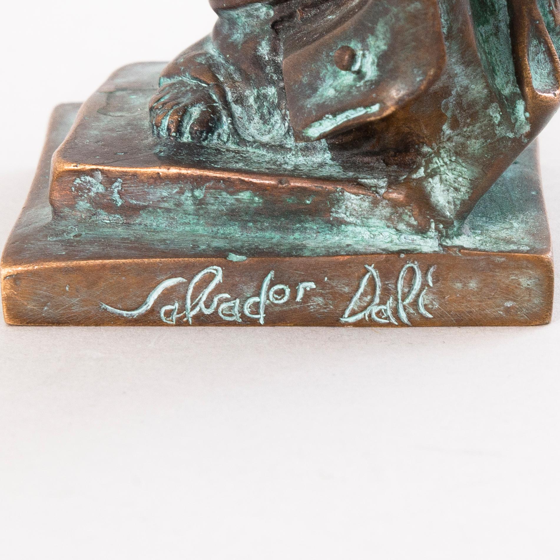 SALVADOR DALÍ, bronze, signed, numbered 120/VM. Stamped Gjuteri Airaindor Valsuani.