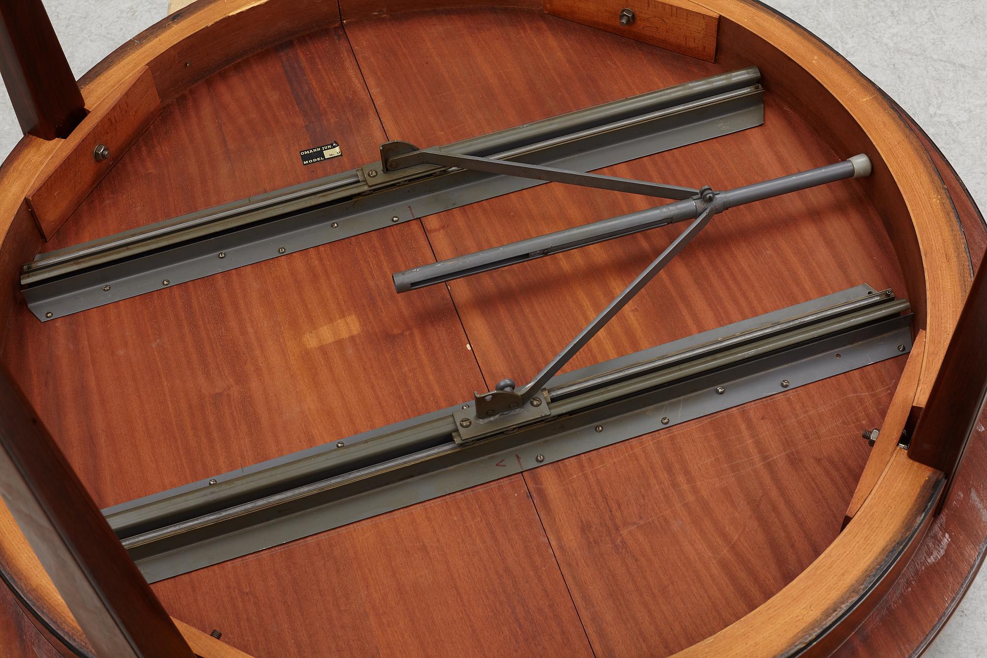 Omann Jun, matbord, "modell 55", Danmark, 1960/1970-tal.