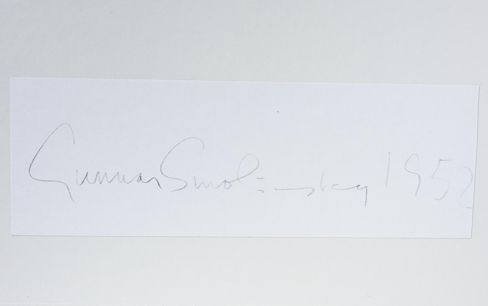 Gunnar Smoliansky, "Slussen", 1952.