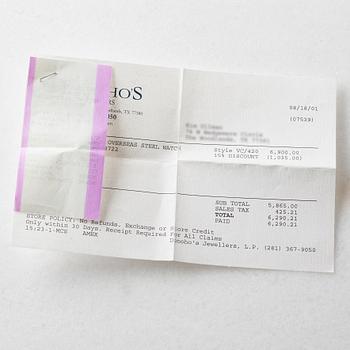 VACHERON CONSTANTIN, Genève, Overseas, Chronometer, wristwatch, 37 mm,