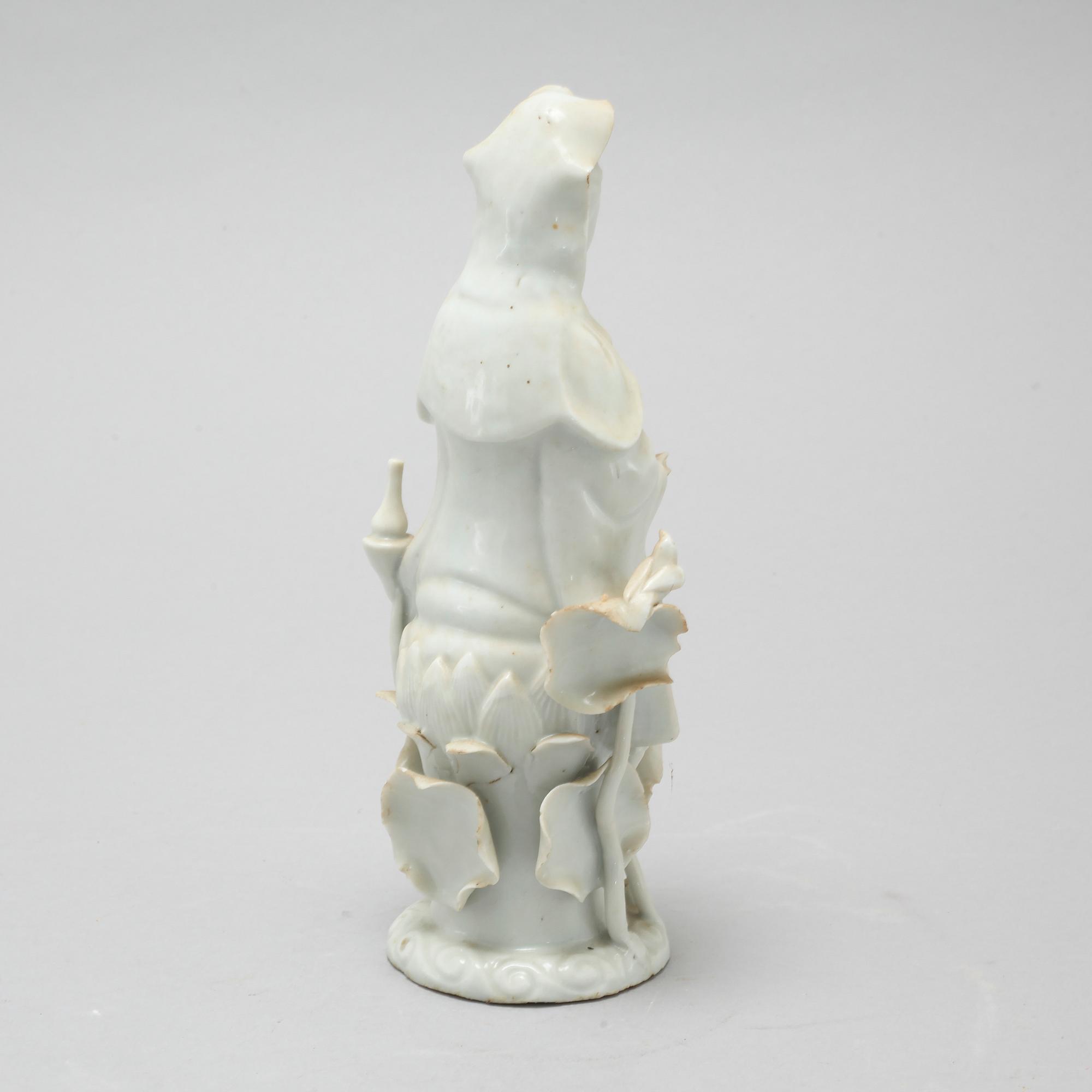 A 20th century blanc de chine figure.