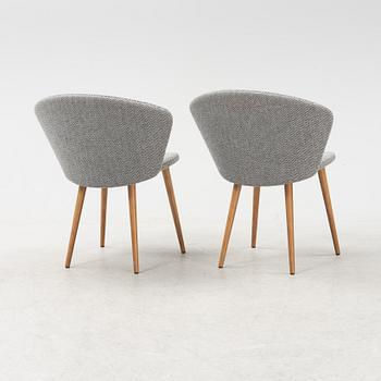 A set of six 'Miss Holly Upholstered' by Jonas Lindvall for Stolab designed 2018.