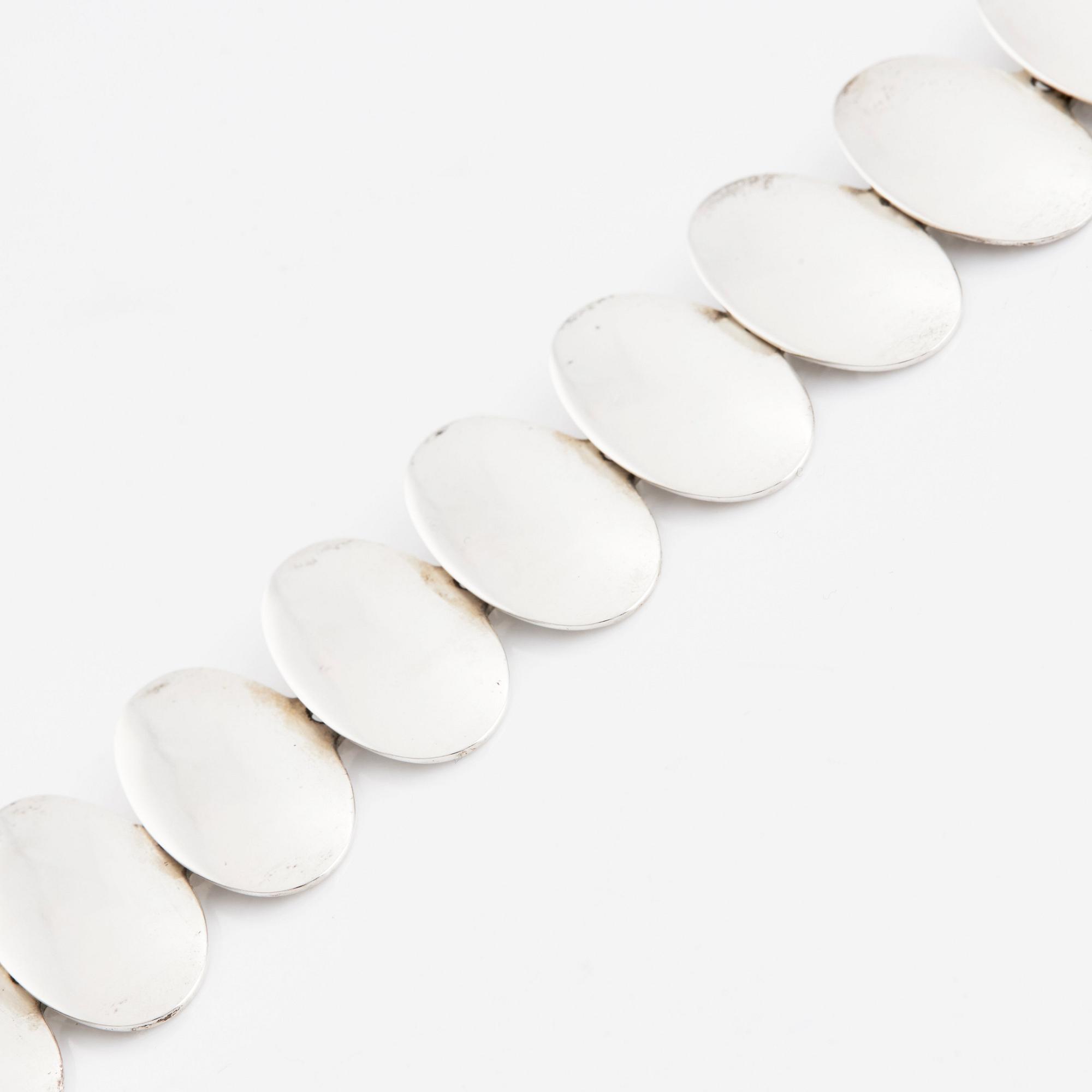 Niels Erik From, collier sterlingsilver, Danmark.