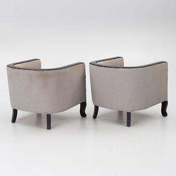 A pair of armchairs, first half of the 20th century.