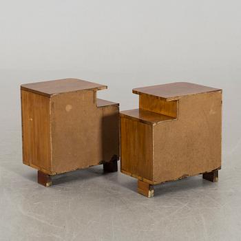 A PAIR OF NIGHT STAND MID 20TH CENTURY.