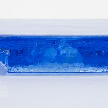 Bertil Vallien, relief, Kosta Boda, signerad.