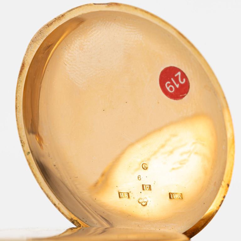 Halda, pocket watch, 49 mm.