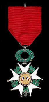 HEDERSLEGIONENS RIDDARTECKEN, Ordre national de la Légion d'honneur, Frankrike.