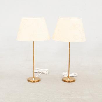 Table lamps, a pair of Asea lighting from the 1960s/70s.