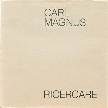 CARL MAGNUS, färgetsning, signerad och daterad -81, numr 166/250. Bok medföljer.