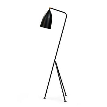 78. Greta Magnusson Grossman, A Greta Magnusson Grossman 'G-33' (Grasshopper) black lacquered floor lamp, Bergboms, Sweden 1950's.