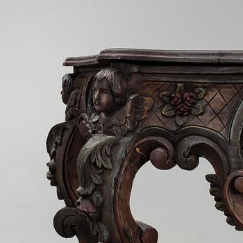 KONSOLBORD, nyrokoko, 1800-talets andra hälft.