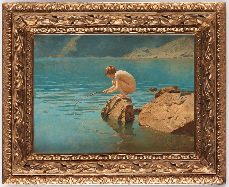 Otto Sinding, Boy fishing.