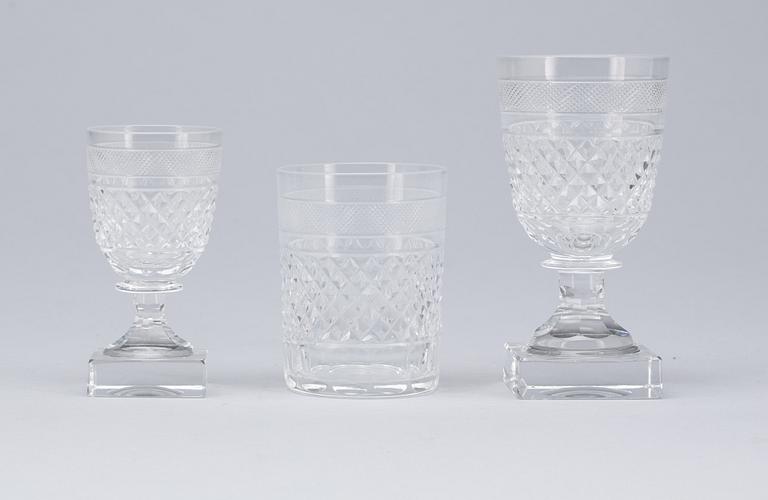 GLASSERVIS, 20 delar. "Kent", Elis Bergh, 1900-tal.