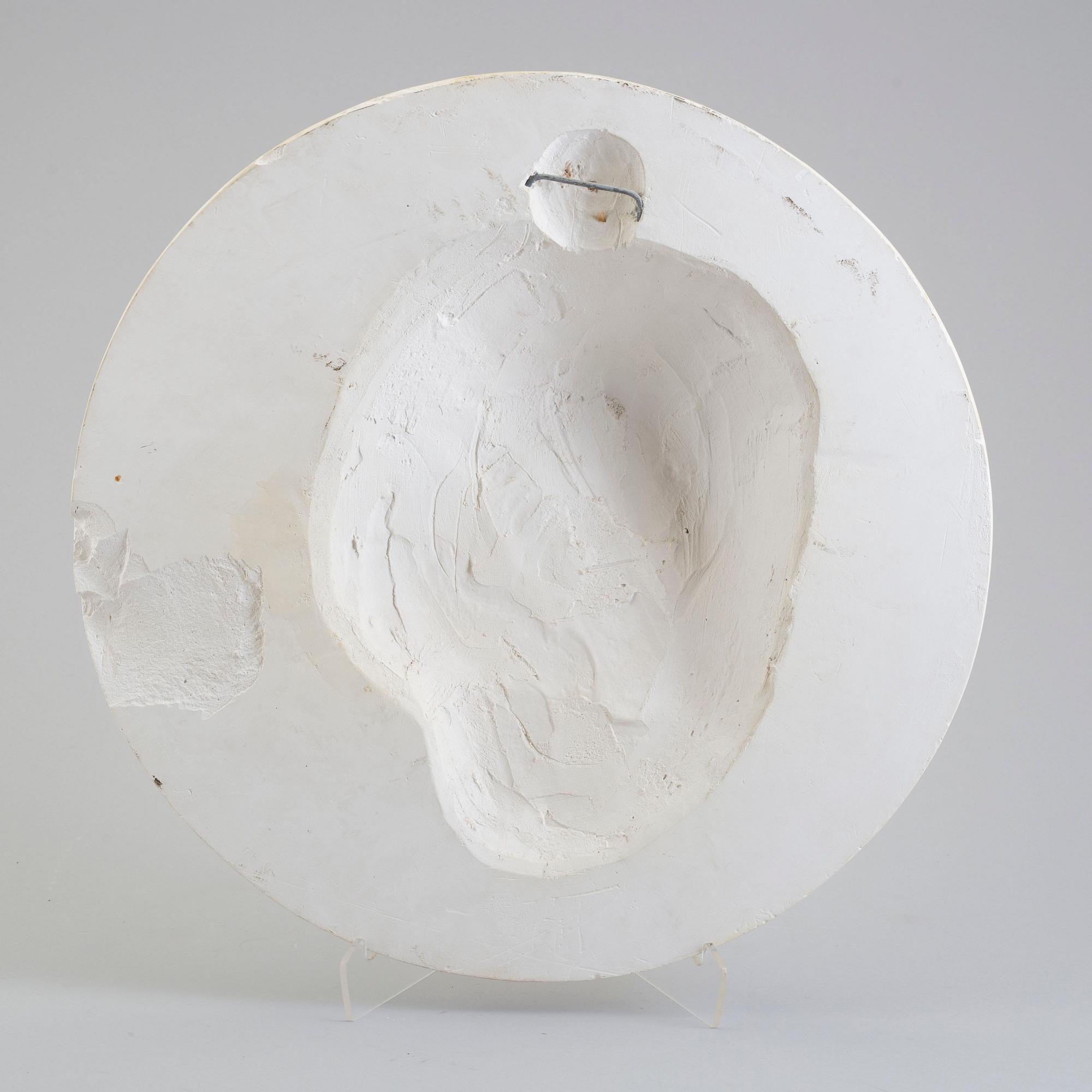 JOHAN TOBIAS SERGEL, efter, medaljong av gips, 1900-tal.