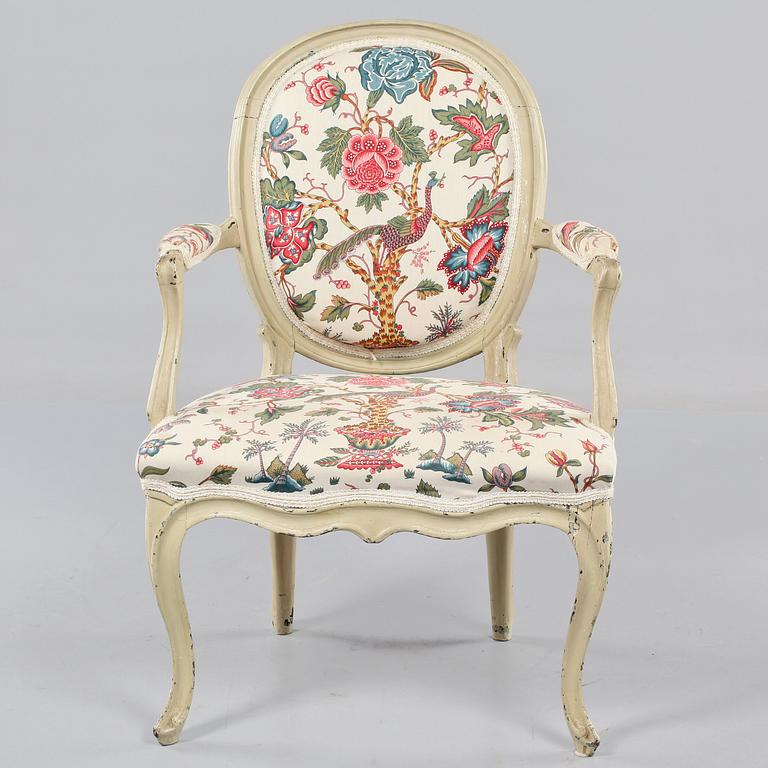 KARMSTOL, Louis XV, 1700-talets senare del.