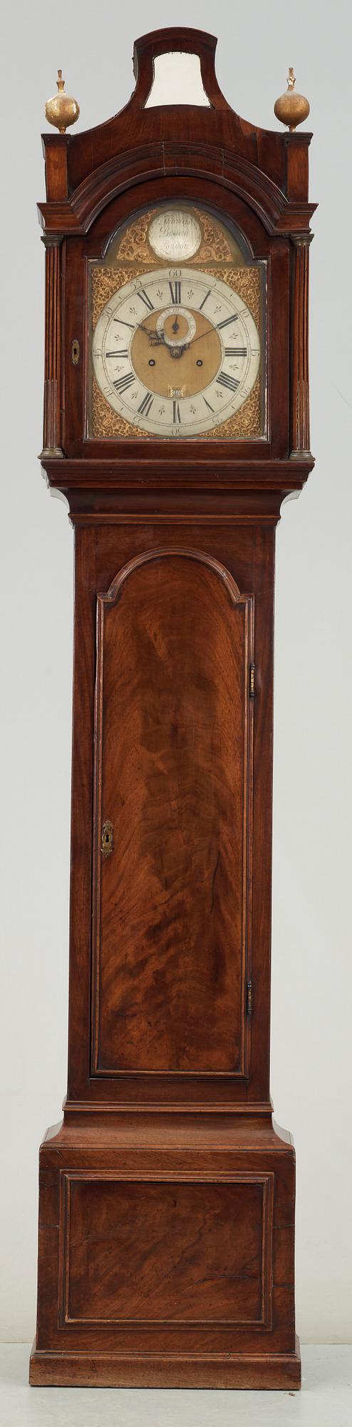 GOLVUR, urtavla märkt Thomas Bevan, London, 1800-tal.
