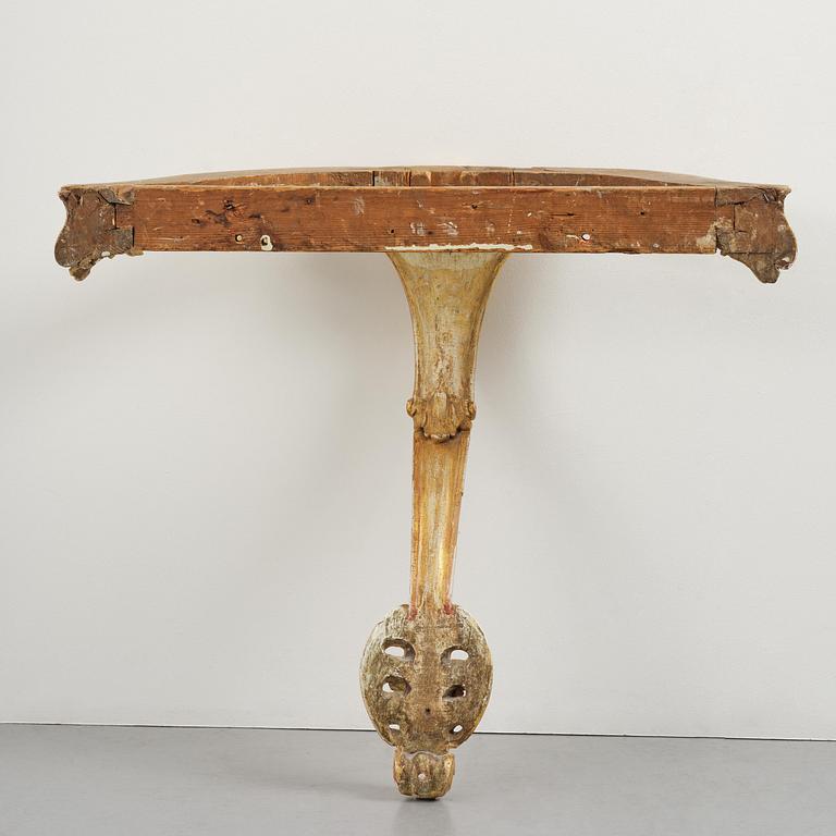 A Swedish Rococo console table.