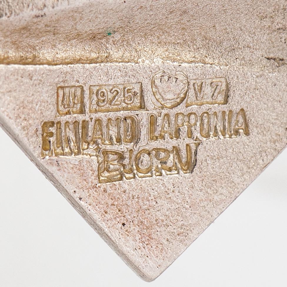 Björn Weckström, "Galactic peaks", a sterling silver necklace. Lapponia 1974.