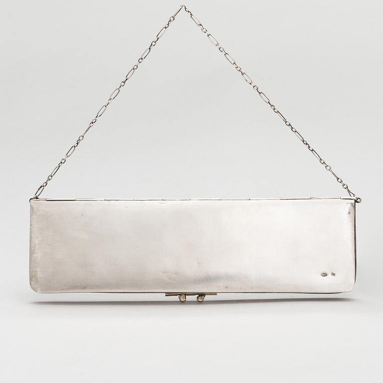 Laukku, hopeaa, Odessa, tuntematon mestari, Venäjä 1908-26.