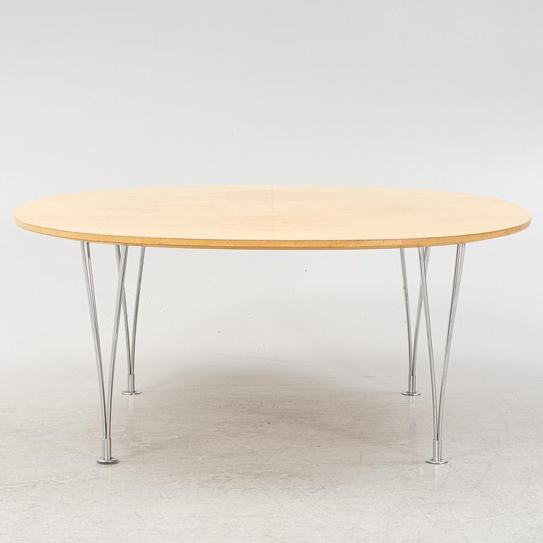 Bruno Mathsson & Piet Hein, a 'Supercirkel'  coffee table, Bruno Mathsson International, Värnamo.