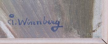 ÅKE WINNBERG, olja på duk, sign.