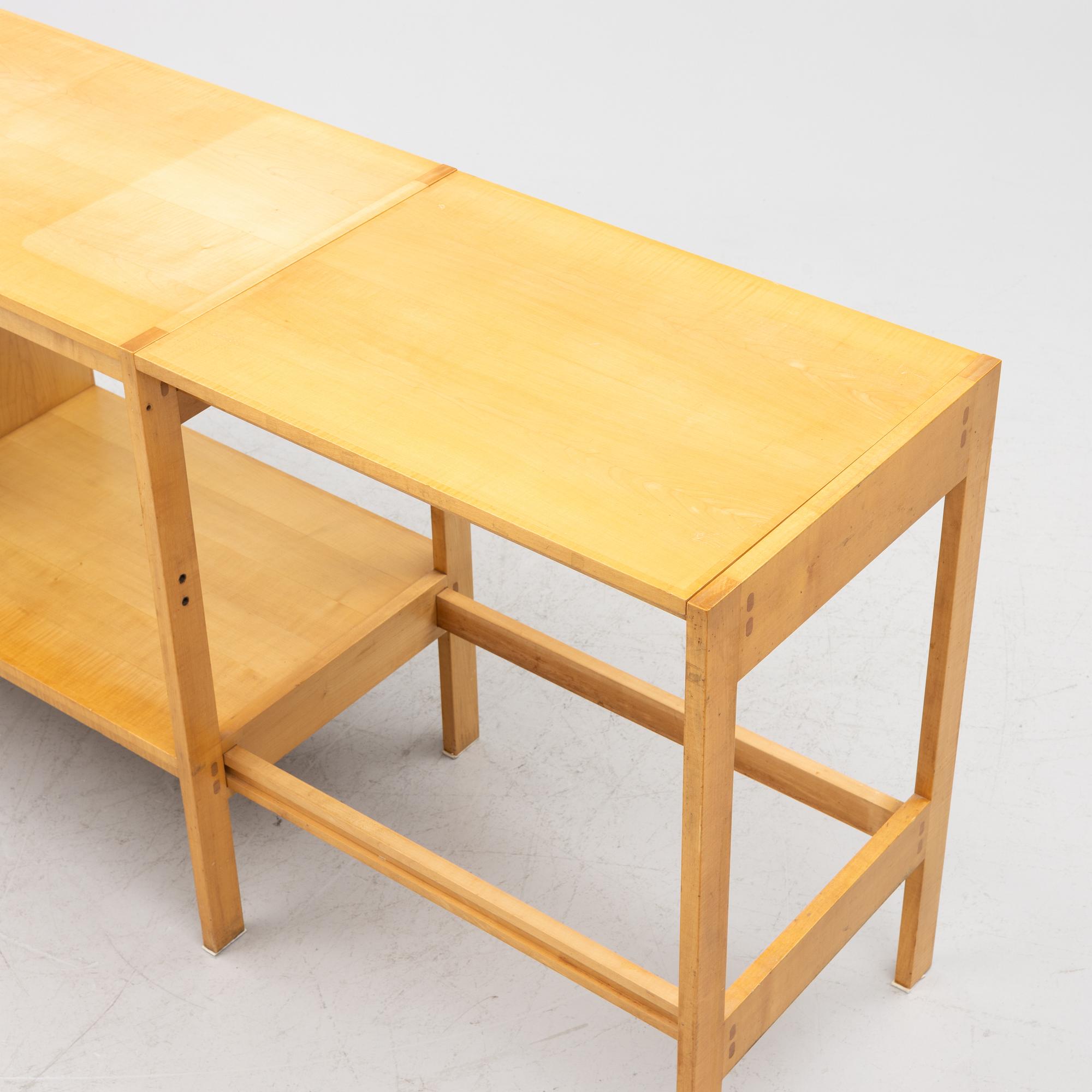 Side table, executed by cabinetmaker Torsten Schollin, mid-20th century.
