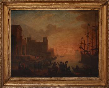 CLAUDE JOSEPH VERNET, hans krets, ej sign. 1700-tal.