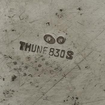 SKÅLAR, 2 st, silver, utländska stämplr resp imporststmplr, 1900-tal. Vikt 660 g.