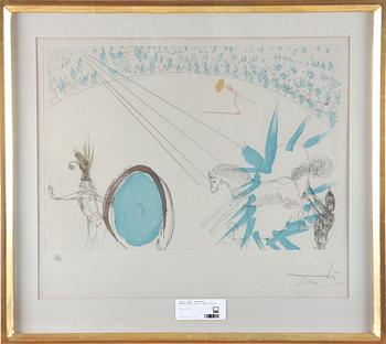 DALI, SALVADOR. Färgetsning, sign o numr 79/175.